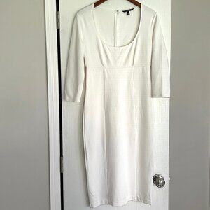 Victoria's Secret dress, size 10. White, 3/4 length sleeves.